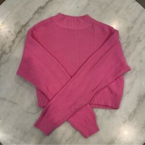 Pink Turtleneck Sweater